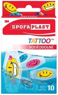 3M SPOFAPLAST č.115N Náplasti VODEODOLNÉ TATTOO