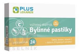 PLUS LEKÁREŇ Bylinné pastilky Bez cukru