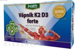 JutaVit Vápnik K2 D3 forte