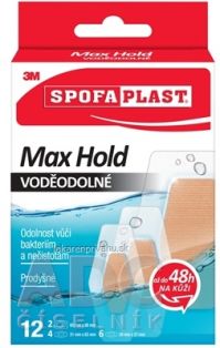 3M SPOFAPLAST č.191N Náplasti VODEODOLNÉ Max Hold