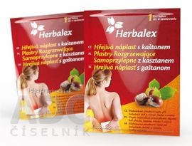 Herbalex Hrejivá náplasť s gaštanom