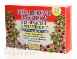 MÜLLEROVE PASTILKY S ECHINACEOU A VIT. C
