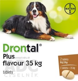 Drontal Dog Flavour XL 525/504/175 mg tablety