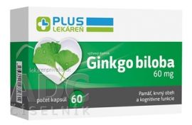 PLUS LEKÁREŇ Ginkgo biloba 60 mg