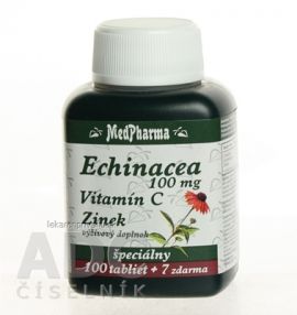 MedPharma ECHINACEA 100MG, VITAMÍN C, ZINOK