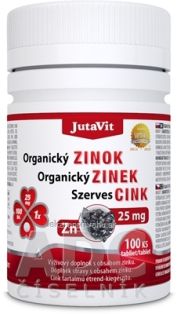 JutaVit Organický Zinok 25 mg