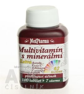 MedPharma MULTIVITAMIN S MINERÁL. EXTRA 42 ZLOŽIEK