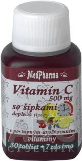 MedPharma VITAMÍN C 500MG so šípkami