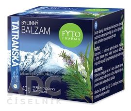 FYTO Tatranská priedušková zmes Bylinný BALZAM