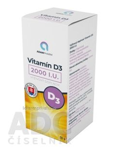 ADAMPharm Vitamín D3 2000 I.U.