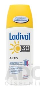 Ladival AKTIV SPF 30 Transparentný sprej