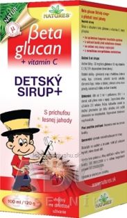 NATURES BETA GLUCAN DETSKY SIRUP+