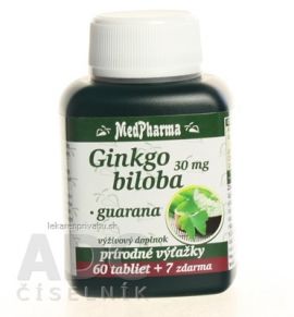 MedPharma GINKGO BILOBA + GUARANA