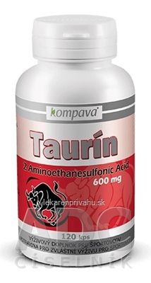 kompava Taurín 600 mg