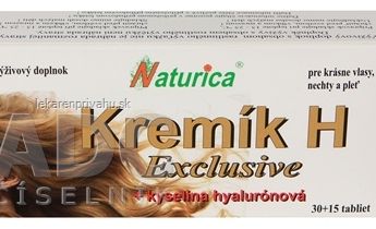 Naturica KREMÍK H Exclusive + Kyselina hyalurónová