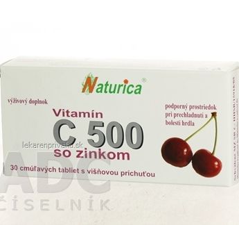 Naturica VITAMÍN C 500 mg so zinkom