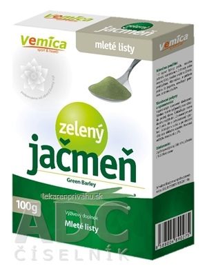 Vemica Zelený jačmeň - mleté listy