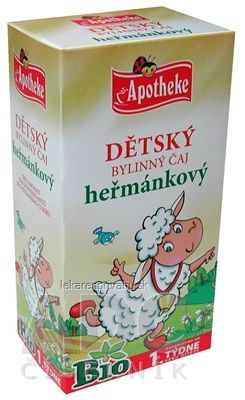 APOTHEKE BIO DETSKÝ BYLINNÝ ČAJ RUMANČEKOVÝ