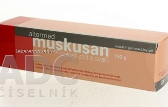 altermed muskusan masážny gél