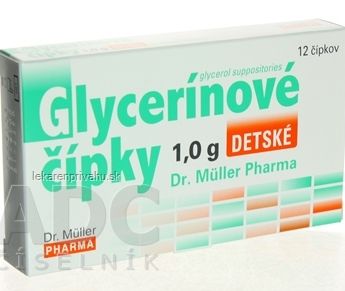 Dr. Müller Glycerínové čípky 1,0 g