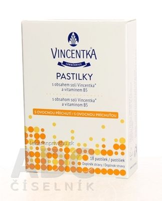 VINCENTKA PASTILKY OVOCNÉ