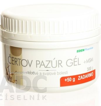 EDENPharma ČERTOV PAZÚR GÉL + MSM