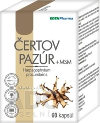 EDENPharma ČERTOV PAZÚR + MSM