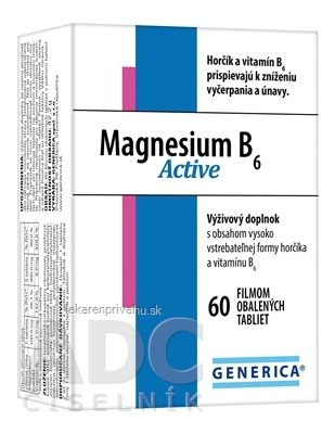 GENERICA Magnesium B6 Active