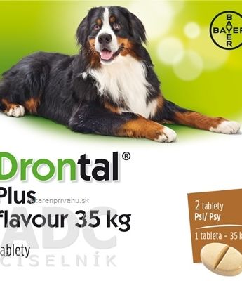 Drontal plus flavour 35 kg pre psy