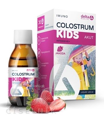 DELTA COLOSTRUM sirup JAHODA KIDS