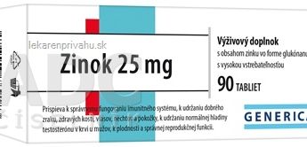 GENERICA Zinok 25 mg