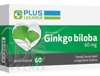 PLUS LEKÁREŇ Ginkgo biloba 60 mg