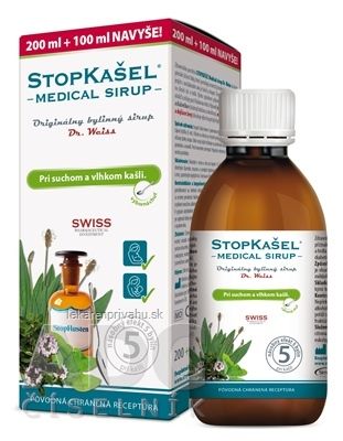 STOPKAŠEĽ Medical sirup Dr. Weiss