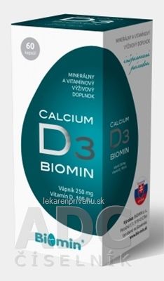 BIOMIN CALCIUM S VITAMÍNOM D3