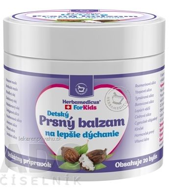 HERBAMEDICUS Detský Prsný balzam