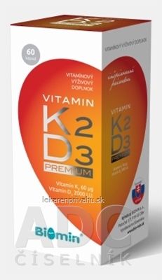 BIOMIN VITAMIN K2 D3 PREMIUM 2000 I.U.