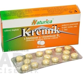 Naturica KREMÍK s biotínom a vitamínom B12