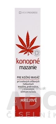 Konopné mazanie hrejivé