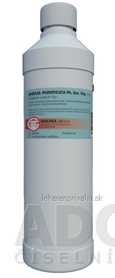 Aqua purificata Ph.Eur. - GALVEX