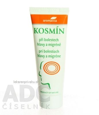 aromatica KOSMÍN pri bolestiach hlavy a migréne