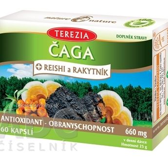 TEREZIA ČAGA + REISHI a RAKYTNÍK