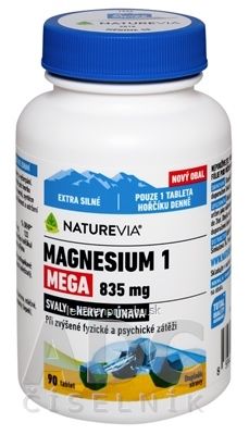 SWISS NATUREVIA MAGNESIUM 1 MEGA 835 mg