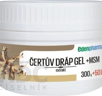 EDENPharma ČERTOV PAZÚR GÉL + MSM