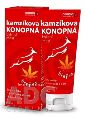 Cemio Kamzíkova konopná masť