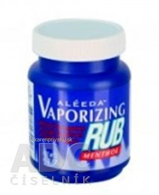 ALÉEDA VAPORIZING RUB MENTHOL