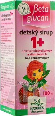 NATURES BETA GLUCAN DETSKÝ SIRUP 1+