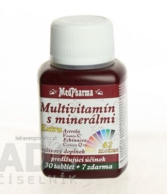 MedPharma MULTIVITAMIN S MINERÁL. EXTRA 42 ZLOŽIEK