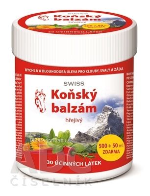 KONSKÝ BALZAM SWISS hrejivý