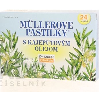 MÜLLEROVE PASTILKY S KAJEPUTOVÝM OLEJOM