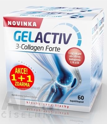 GELACTIV 3-Collagen Forte Akcia 1+1